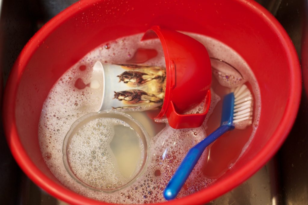 Washing up
