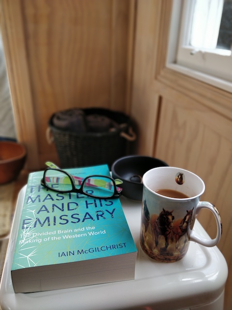 Book and cup of tea